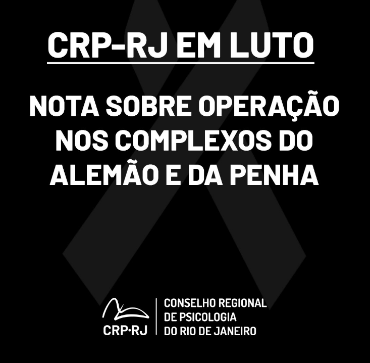 Nota Pública sobre a operação policial de 28 de outubro de 2025 no Rio de Janeiro